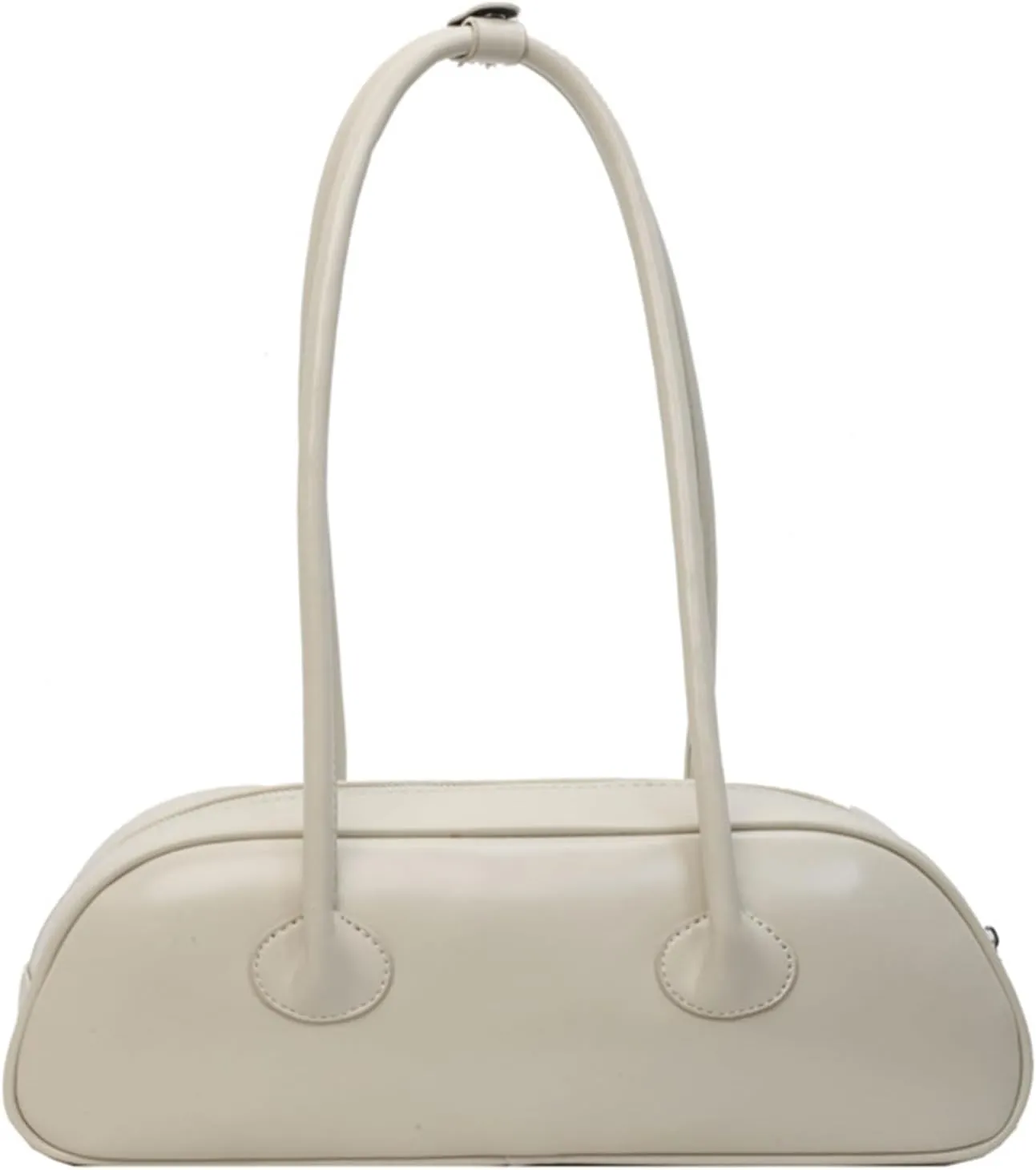 Womens Shoulder Bag Soft PU Leather Handbags Simple Bag French Armpit Bag Shopping Dating Bag for Daily