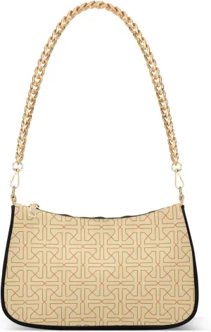 Women's Shoulder Handbags Chain Shoulder Brace for Women Bag Geometric Print Ladies Vacation Handbags Tote Purse,Multi1