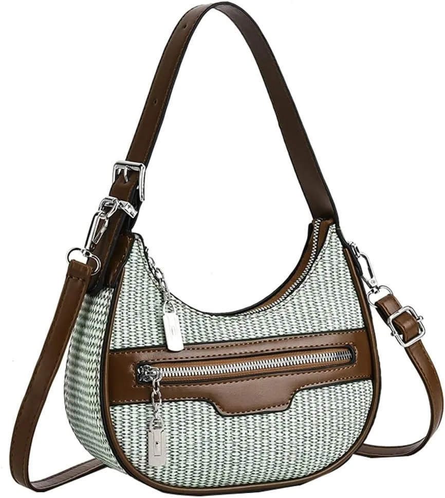 Womens Vegan Leather Top Handle Handbags Trendy Small Dumpling Crossbody Shoulder Purse Designer Tote Satchels