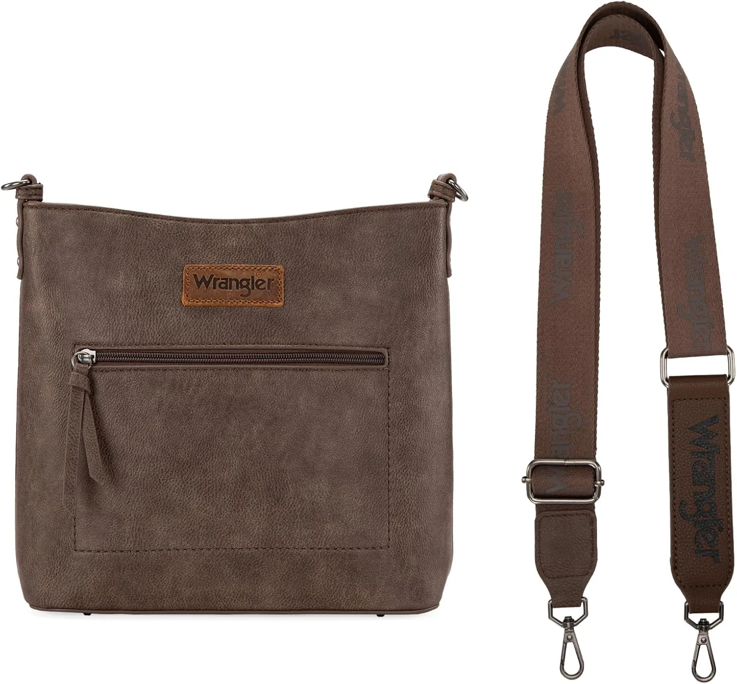 Wrangler Crossbody Bags for Women Lightweight Handbags and Purses Travel Shoulder Purse