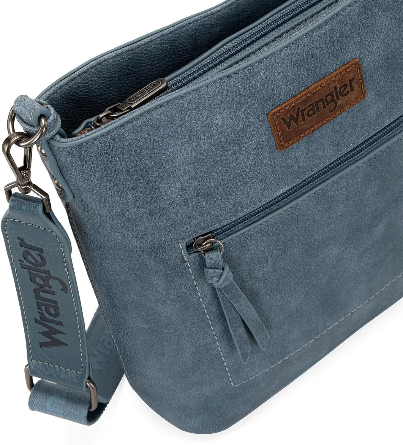 Wrangler Crossbody Bags for Women Lightweight Handbags and Purses Travel Shoulder Purse