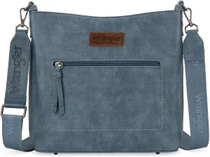 Wrangler Crossbody Bags for Women Lightweight Handbags and Purses Travel Shoulder Purse