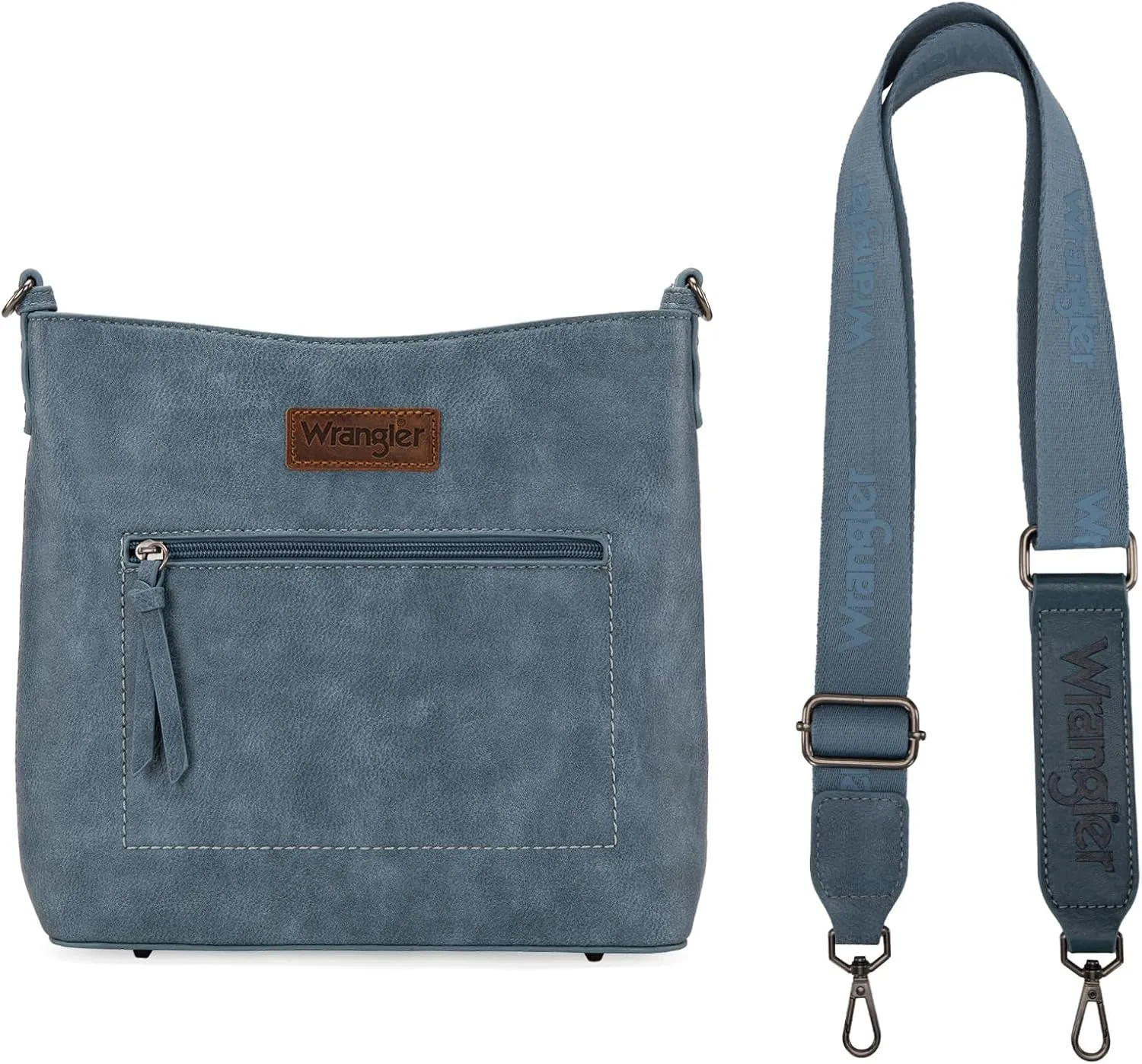Wrangler Crossbody Bags for Women Lightweight Handbags and Purses Travel Shoulder Purse