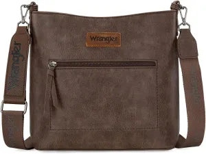 Wrangler Crossbody Bags for Women Lightweight Handbags and Purses Travel Shoulder Purse