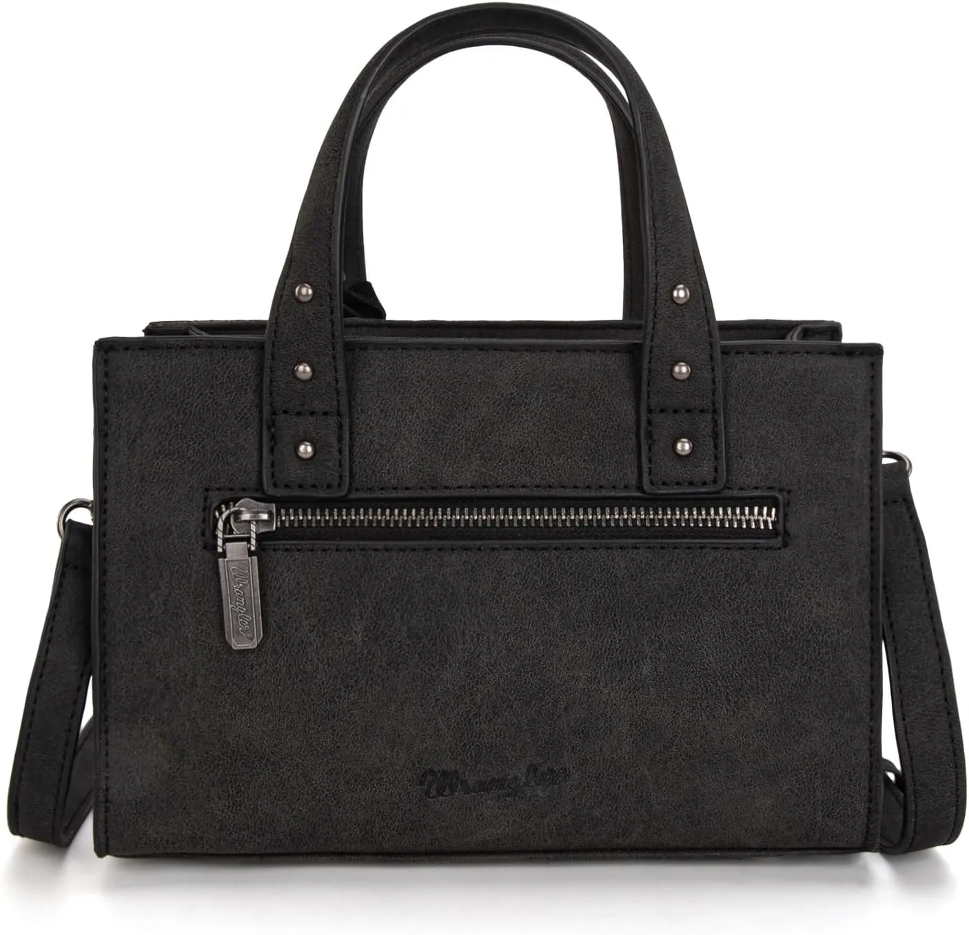 Wrangler Fringe Top-Handle Bag Purse for Women Western Crossbody Satchel Handbags