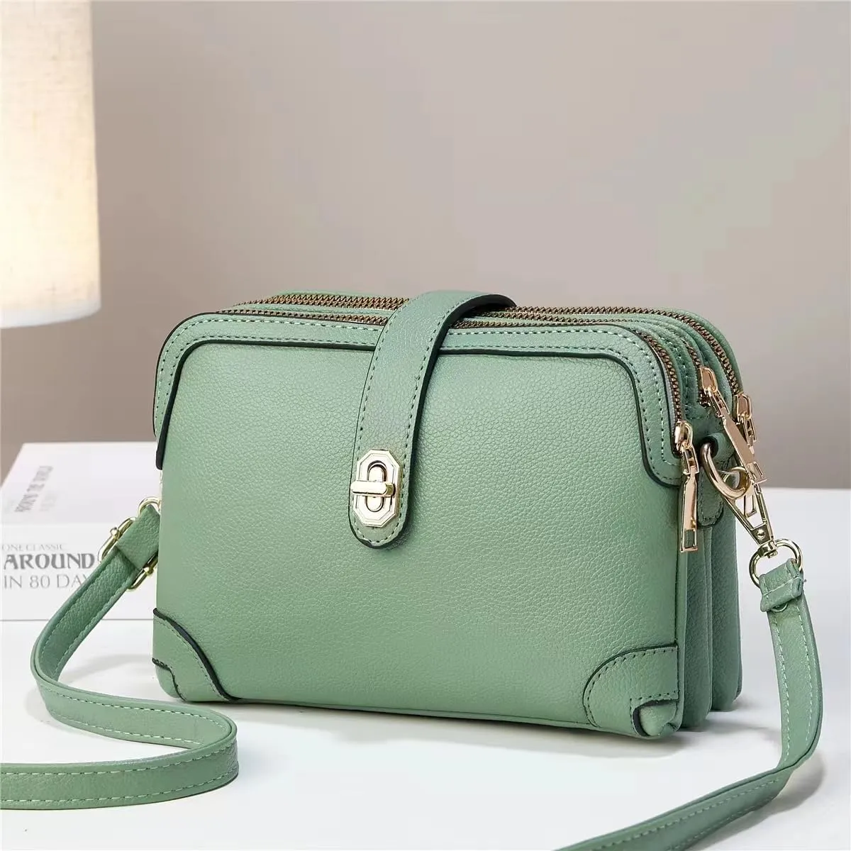 Xiaoyu Small Crossbody Bags for Women Fashion Cell Phone Purse Ladies Multiple Pockets Shoulder Handbags Lightweight Wallet