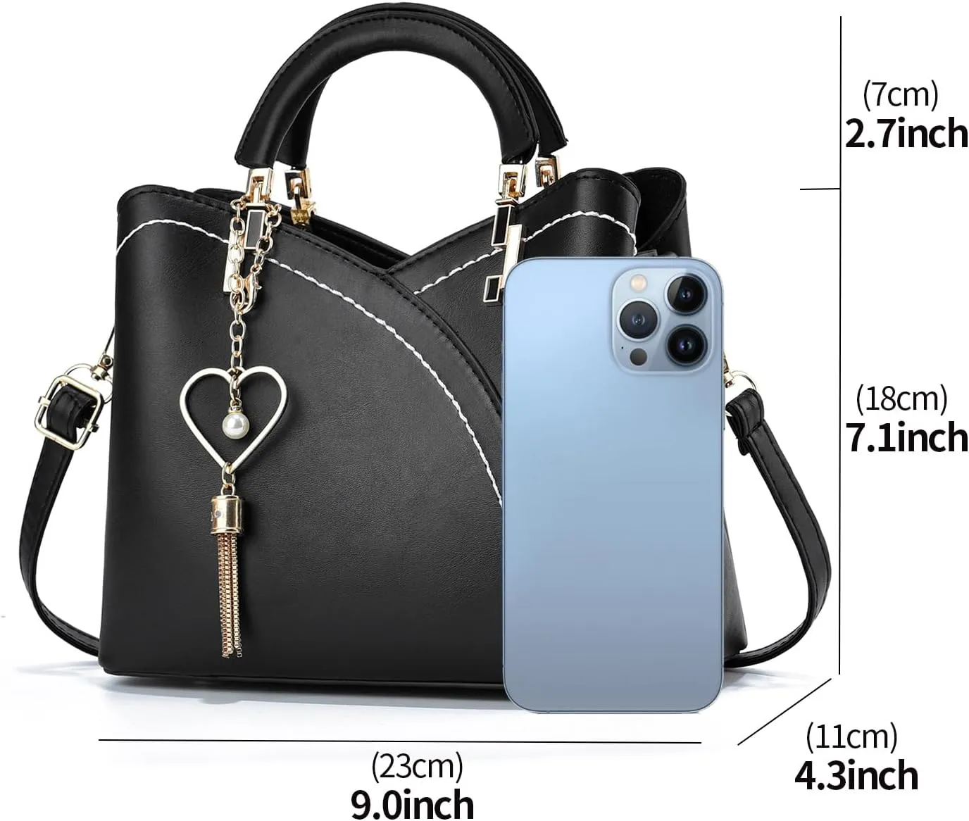 Xiaoyu Small Purses and Handbags for Women Fashion Crossbody Bag Lightweight Shoulder Bag Top Handle Satchel Purse