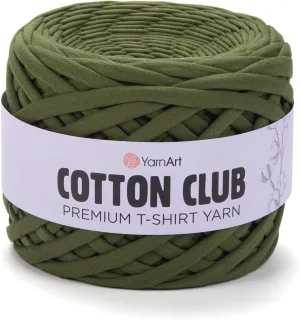 YARNART Cotton Elastic Fabric Spaghetti Premium T-Shirt Knitting Yarn for Bag Basket Cushion Crocheting Projects and Home Decor, Super Bulky (Pack of 1) (7358)
